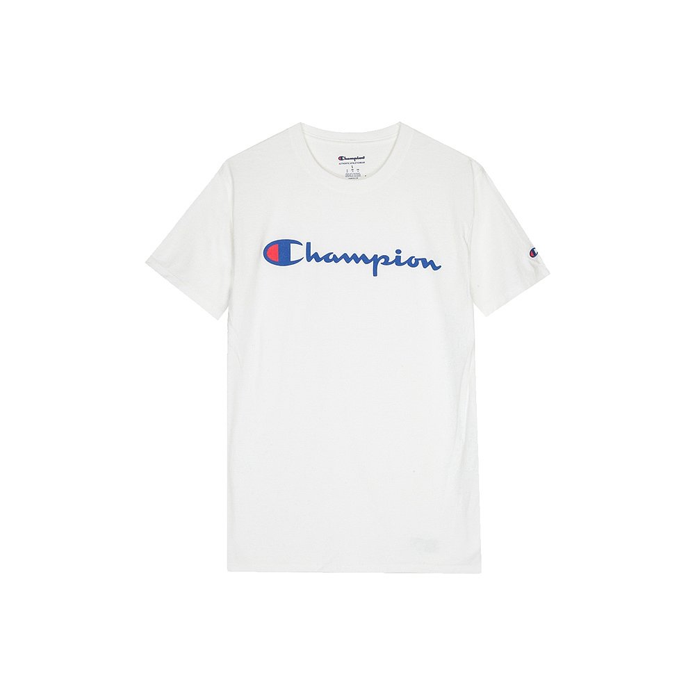 Champion 草写logo纯色圆领短袖T恤 athletics线 GT23H Y - 图0