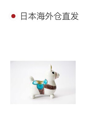 日本直邮九谷烧罗迪水年风花（白色）道场八重装饰品幸运符罗迪马