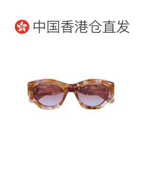 香港直邮CHLOÉ 女士眼镜 CH0220S013 SS2026 粉红色 全框太阳镜