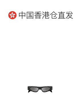 1h可退 香港直邮GUCCI 女士眼镜 GG1779S009 CO 灰色 猫眼水钻太