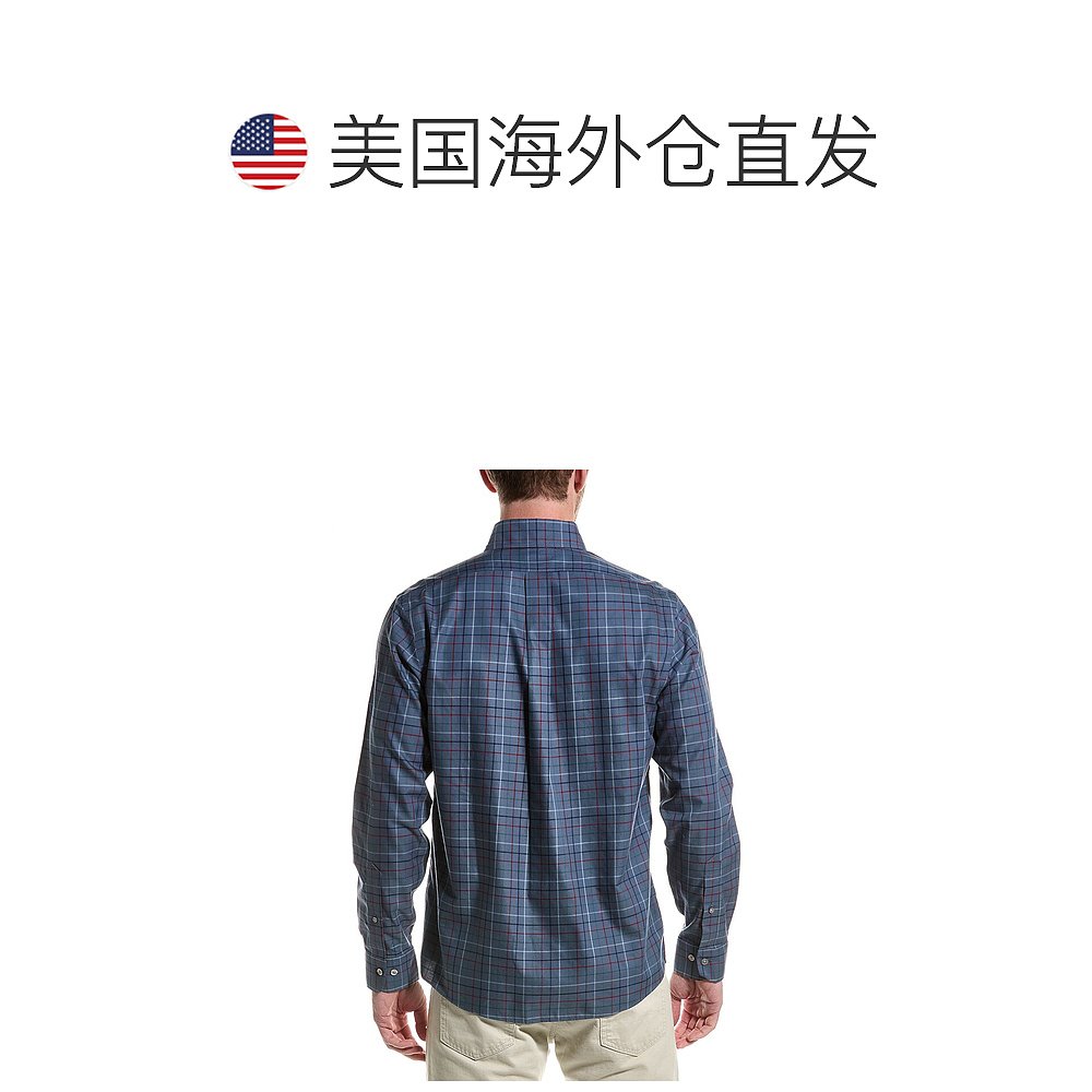 Brooks Brothers Regent Fit 梭织衬衫 - 蓝色 【美国奥莱】直发 - 图1