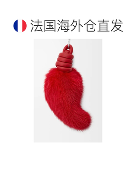 自营欧洲直邮Loewe罗意威 女士红色水貂毛小牛皮【付后1h可退】