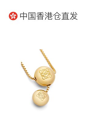 1h可退 香港直邮奢淘 Loewe Anagram Pebble徽标项链 女
