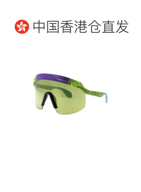 1h可退 香港直邮GUCCI 女士眼镜 GG1477S001 SS2024 绿色 徽标太