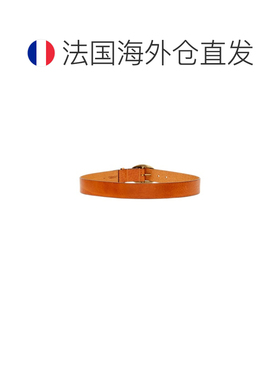 欧洲直邮自营ISABEL MARANT 女士干邑色牛皮革可调节腰带配饰皮带