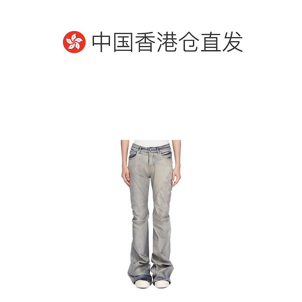 香港直邮RICK OWENS DRKSHDW 女士牛仔裤 DS01D1302SKY46 - 图1