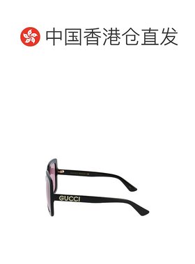 1h可退 香港直邮GUCCI 女士眼镜 GG0418S002 SS2020 黑色 GUCCI W