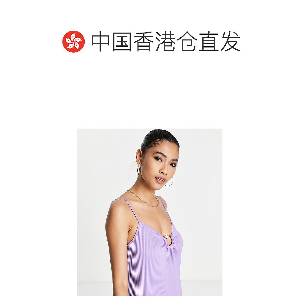 香港直邮潮奢 river island 河岛 女士“River Island” 圆环打褶 - 图1