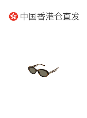 1h可退 香港直邮GUCCI 女士眼镜 GG2178S004 CO 绿色 几何太阳镜