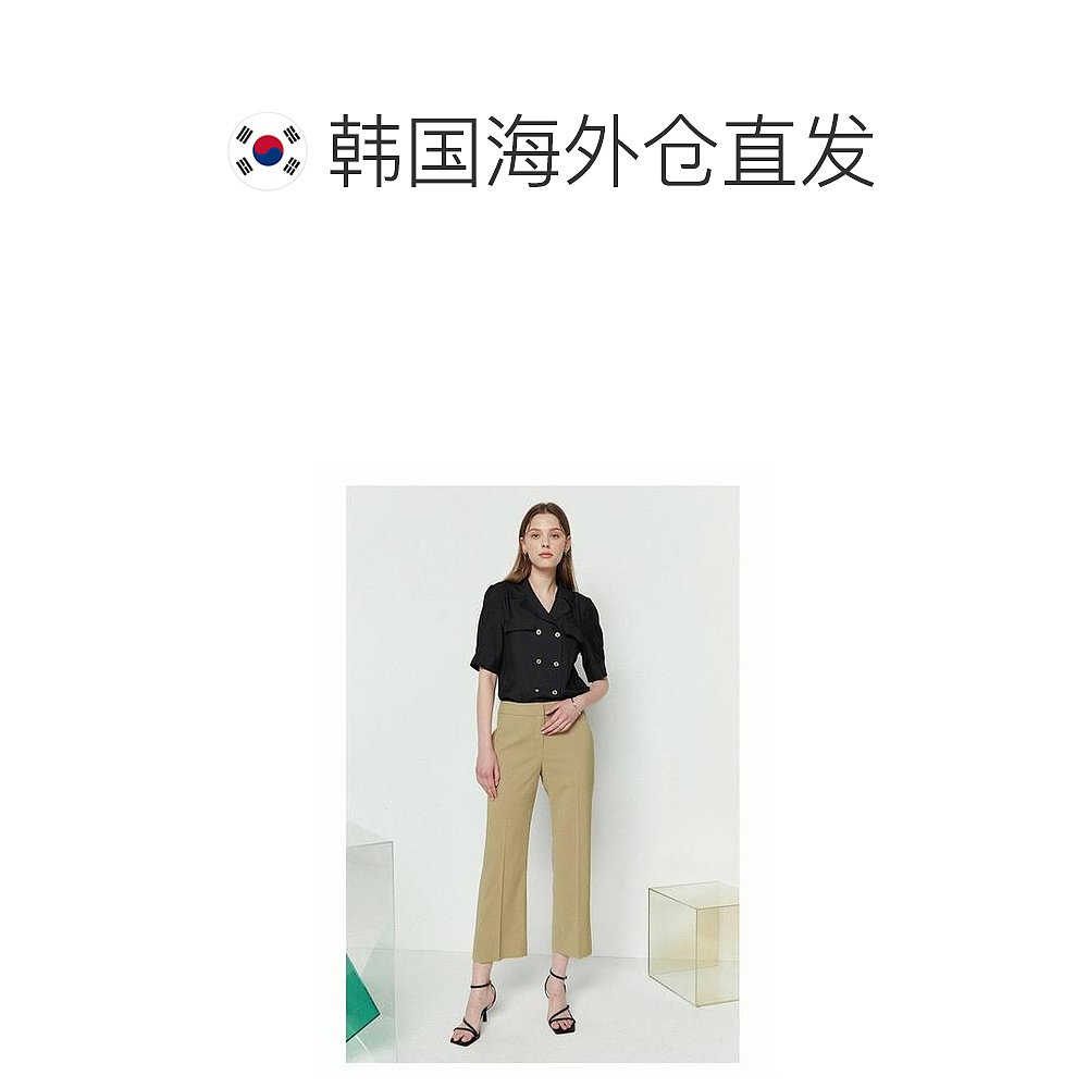 韩国直邮THE IZZAT 开衩细节半靴型长裤_IM6A0SL55SG - 图1