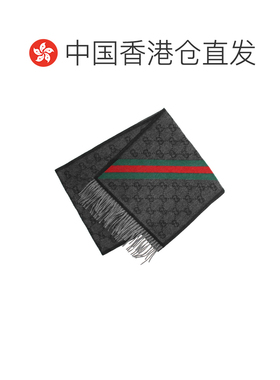 香港直邮Gucci 男女同款厚款围巾披肩570603-3G200-1466