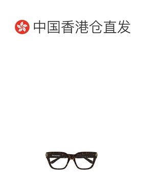 香港直邮BALENCIAGA 女士眼镜 BB0437O007 CO 黑色 几何平光镜