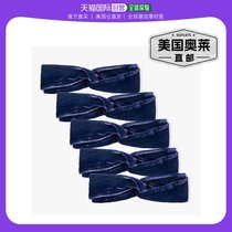 lilysilk retro wide side velvet turban headscarf 5 pieces-velvet navy blue (USA o