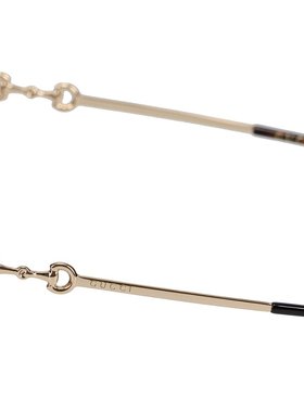 GUCCI 太阳镜男式女式亚洲版型防紫外线太阳镜象牙色GG1015SK-002