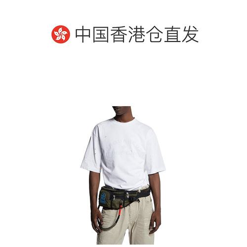 香港直邮DSQUARED2 Logo印花T恤上衣S74GD1382S24583100男 - 图1