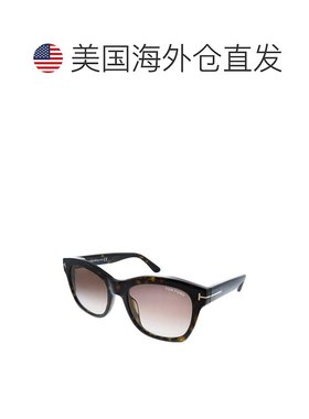 自营Tom Ford Women's Lauren 52mm Sunglasses - dark havana 美