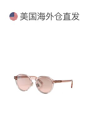 自营Tom Ford Sunglasses Round Full Rim, Transparent Pink Fra
