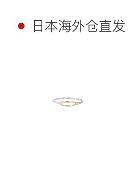 日本直邮Porter Classic男士针形设计925银镀18K金戒指 PC0111483