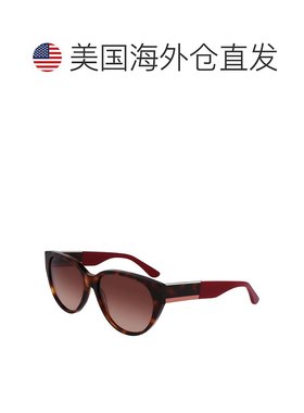 自营 Lacoste  Acetate Women's Sunglasses - brown 美国奥莱直
