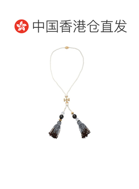 1h可退 香港直邮潮奢 Tory Burch 托里 伯奇 女士 项链 white白色