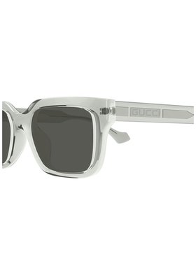 GUCCI 男士眼镜 GG1732SK004 SS2025 黑色 几何框太阳镜