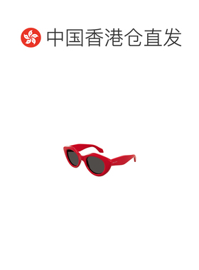 1h可退 香港直邮ALAIA 女士眼镜 AA0091S004 CO 红色 框架太阳镜