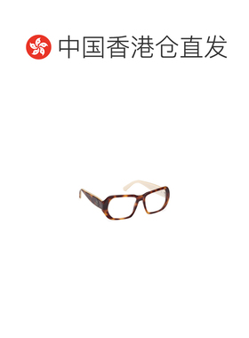 香港直邮MONCLER 女士眼镜 ML5197052 SS2024 棕色 徽标平光镜
