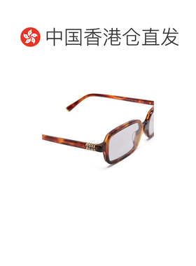 香港直邮MIU MIU 女士眼镜 MU11ZS21C40O CO 白色 矩形太阳镜