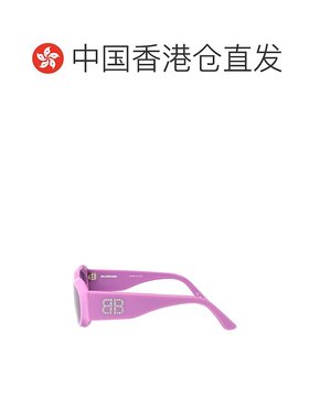 香港直邮BALENCIAGA 女士眼镜 BB0396SK004 SS2025 粉红色 椭圆形