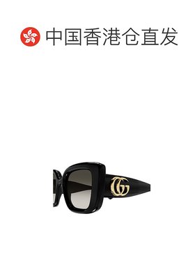 1h可退 香港直邮GUCCI 男士太阳镜 GG1975S002 AW2025 黑色 GUCCI