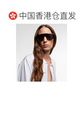 1h可退 香港直邮alaia 女士 Absolu 面具太阳眼镜 black黑色 舒适