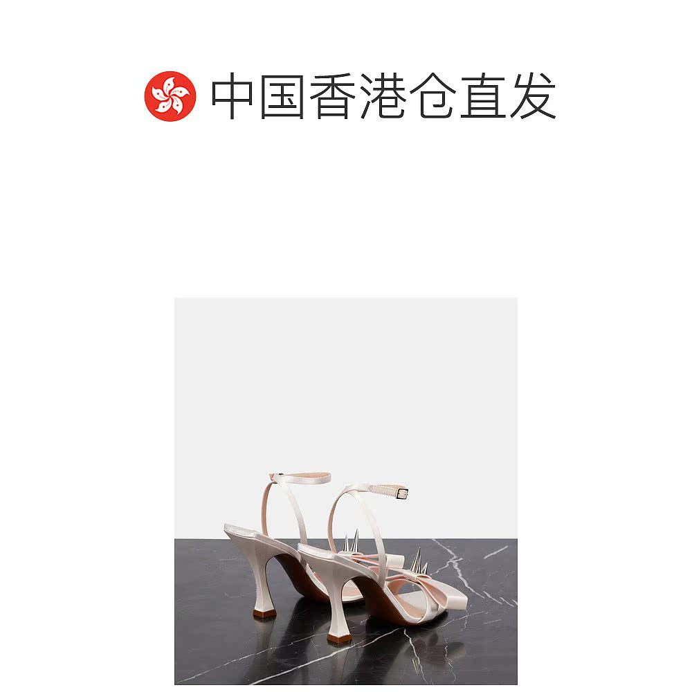 香港直邮潮奢 Acne Studios 艾克妮 女士 精饰绸缎凉鞋 000857 - 图1