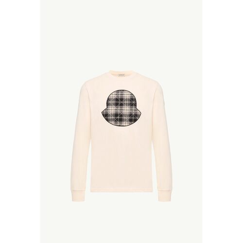 欧洲直邮MONCLER(盟可睐) T-shirt en jersey de coton à empiec - 图0
