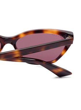 GUCCI 女士眼镜 819563J07402350 SS2025 粉红色 全框太阳镜