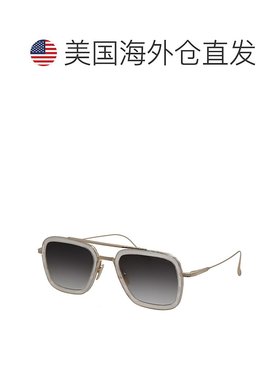 自营 Dita FLIGHT.006 DT 7806-V-WHT-GLD-52中性方形太阳镜-白色