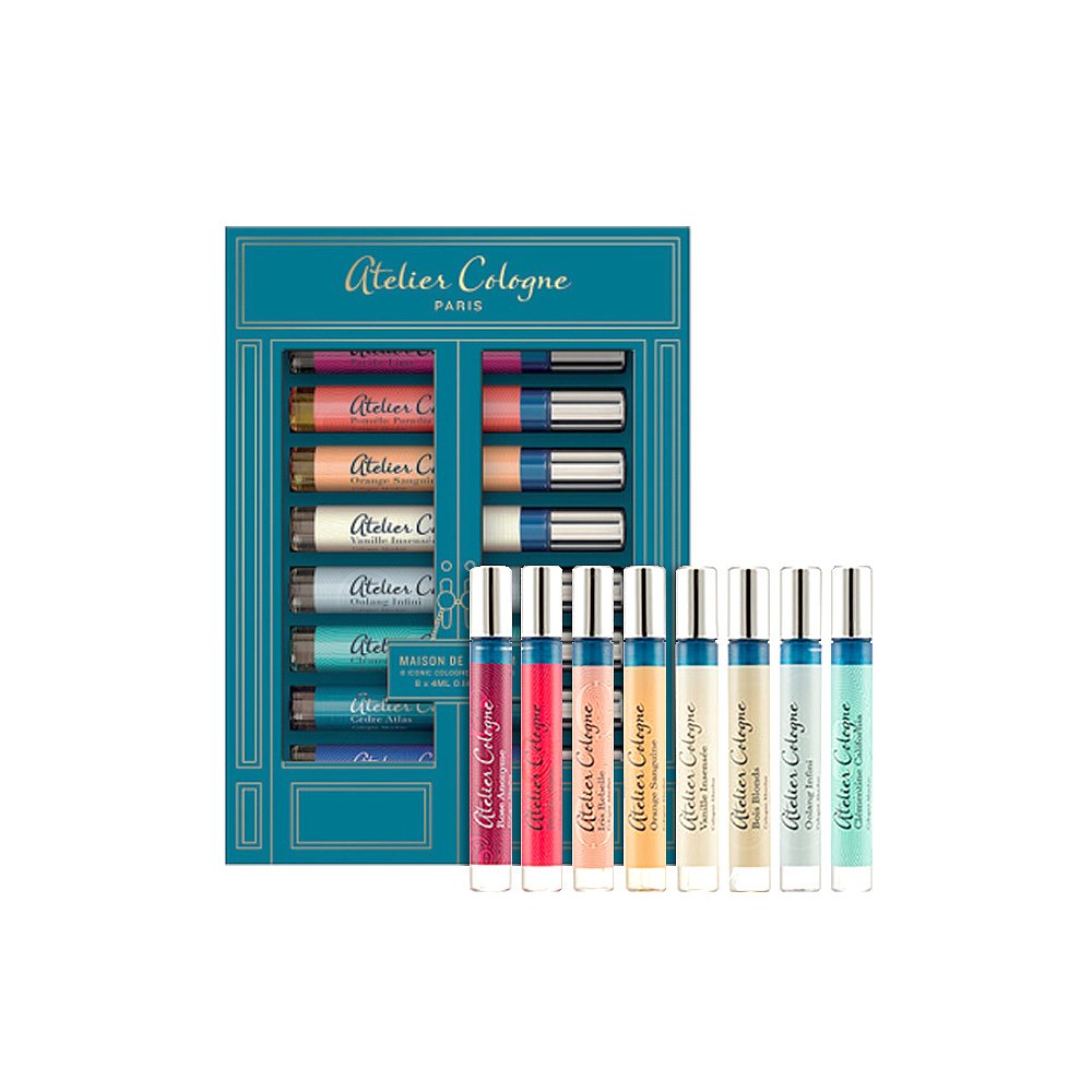 天猫国际海外直购香港直邮Atelier Cologne欧珑香氛衣橱迷你香水套装4ml*8支免税店0