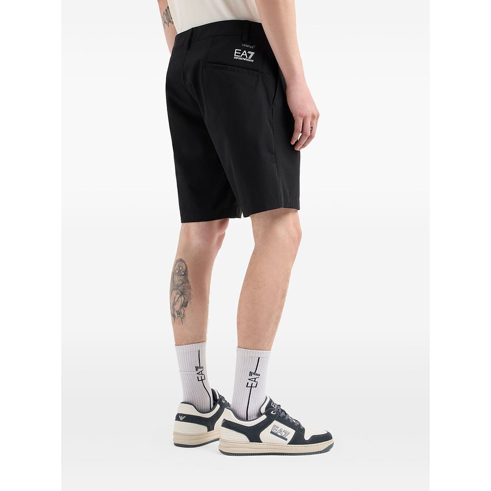1h可退 香港直邮Ea7 男士 黑色短裤 7M000194AF14589UC001 - 图2