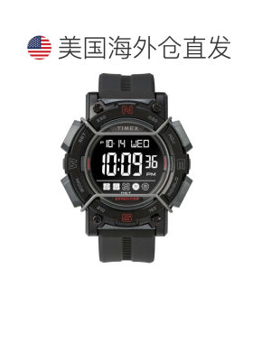 自营Timex Men's Expedition Black Round 47mm - black 美国奥莱