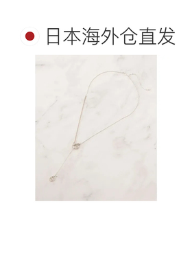 日本直邮手套 grove Y字椒盐卷饼项链 粉色金005