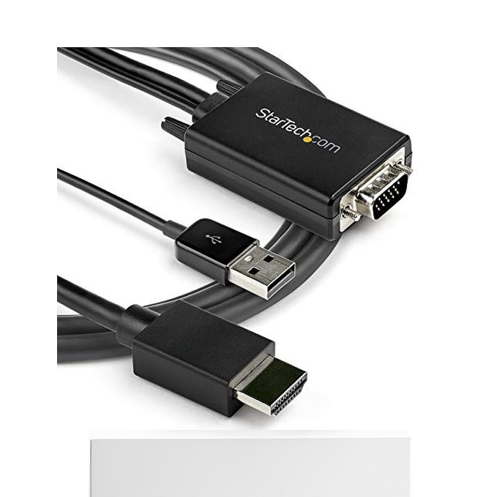 【日本直邮】StarTech.com VGA HDMI转换适配器电缆2米VGA2HDMM2 - 图3