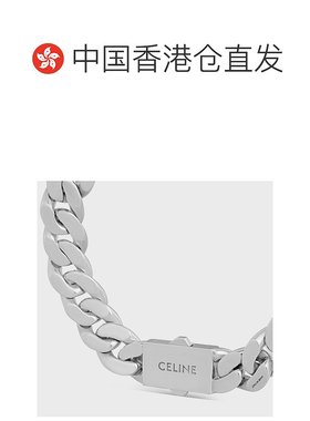 香港直邮CELINE 男士手链手镯 461IG6SSG36RD SS2025 银色 Les Po