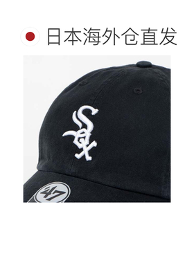 日本直邮NEW ERA 芝加哥白袜队47BRAND男女通用柔软帽子黑色