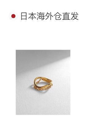 1h可退 日本直邮COCOSHNIK 女士柔美曲线链条戒指 76761190999909
