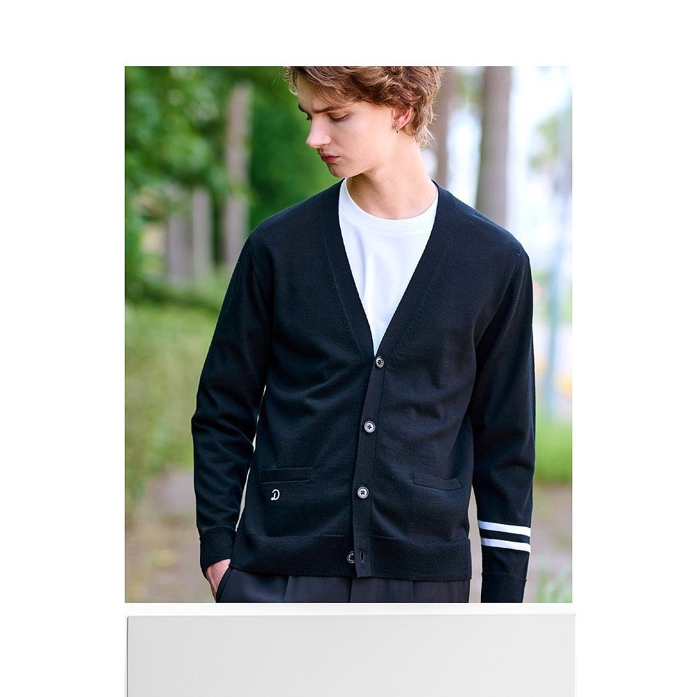 日本直邮DRESSTERIOR Washable Fine Merino羊毛内搭外套 - 图3