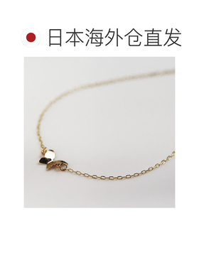 1h可退 日本直邮cui-cui K10YG 黄金材质 蝴蝶造型 手链 18cm 755