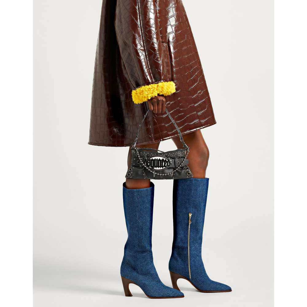 潮奢 Dsquared2 二次方 女士 手袋 black黑色 舒适时尚斜挎包,淘宝优惠券,粉丝福利购,淘宝优惠卷