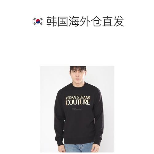 韩国直邮VERSACE 正面徽标卫衣 (77GAIT05 CF00T G89)范思哲 - 图1