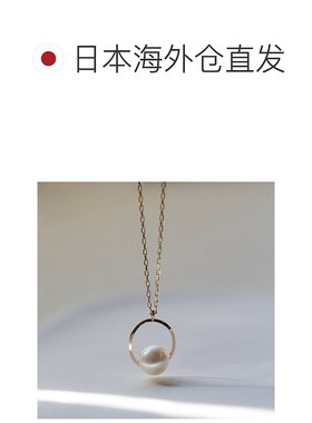 1h可退 日本直邮cui-cui K10YG 黄金淡水珍珠项链 可调节长度 783