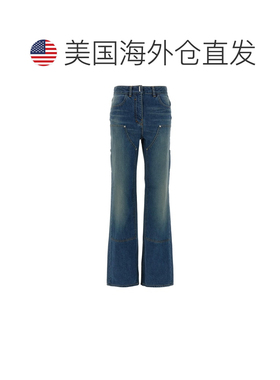 自营Givenchy Women's Wide Leg Jeans - blue 美国奥莱直发