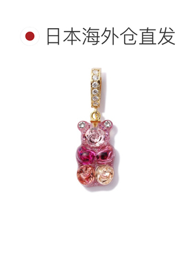 1h可退 日本直邮MIKSHIMAI 女装 FANCY BEAR PENDANT 透明熊吊坠